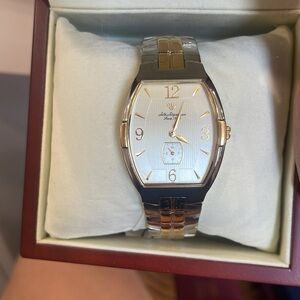 New Vintage Jules Jurgensen Men Two Tone stainless steel Watch